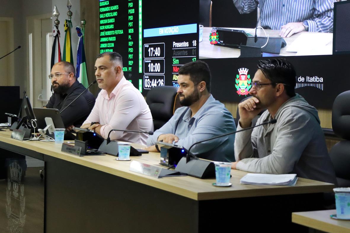 Projetos de vereadores compõem pauta da 52ª Sessão Ordinária da Câmara