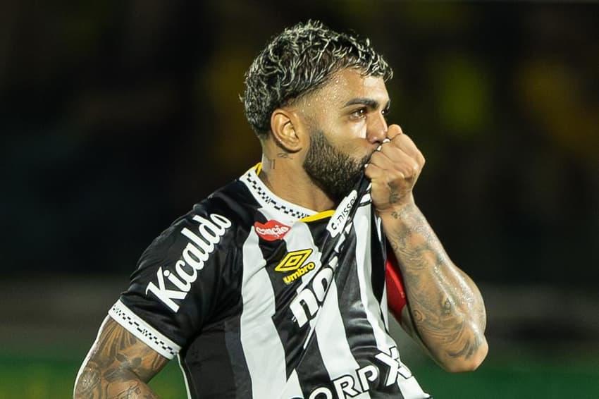  Sem Neymar, Gabigol brilha em empate do Santos com Mirassol