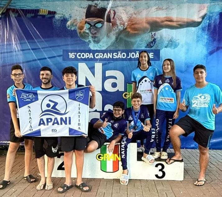 Apan Itatibense conquista medalhas em mais um Torneio de Natação da FAP