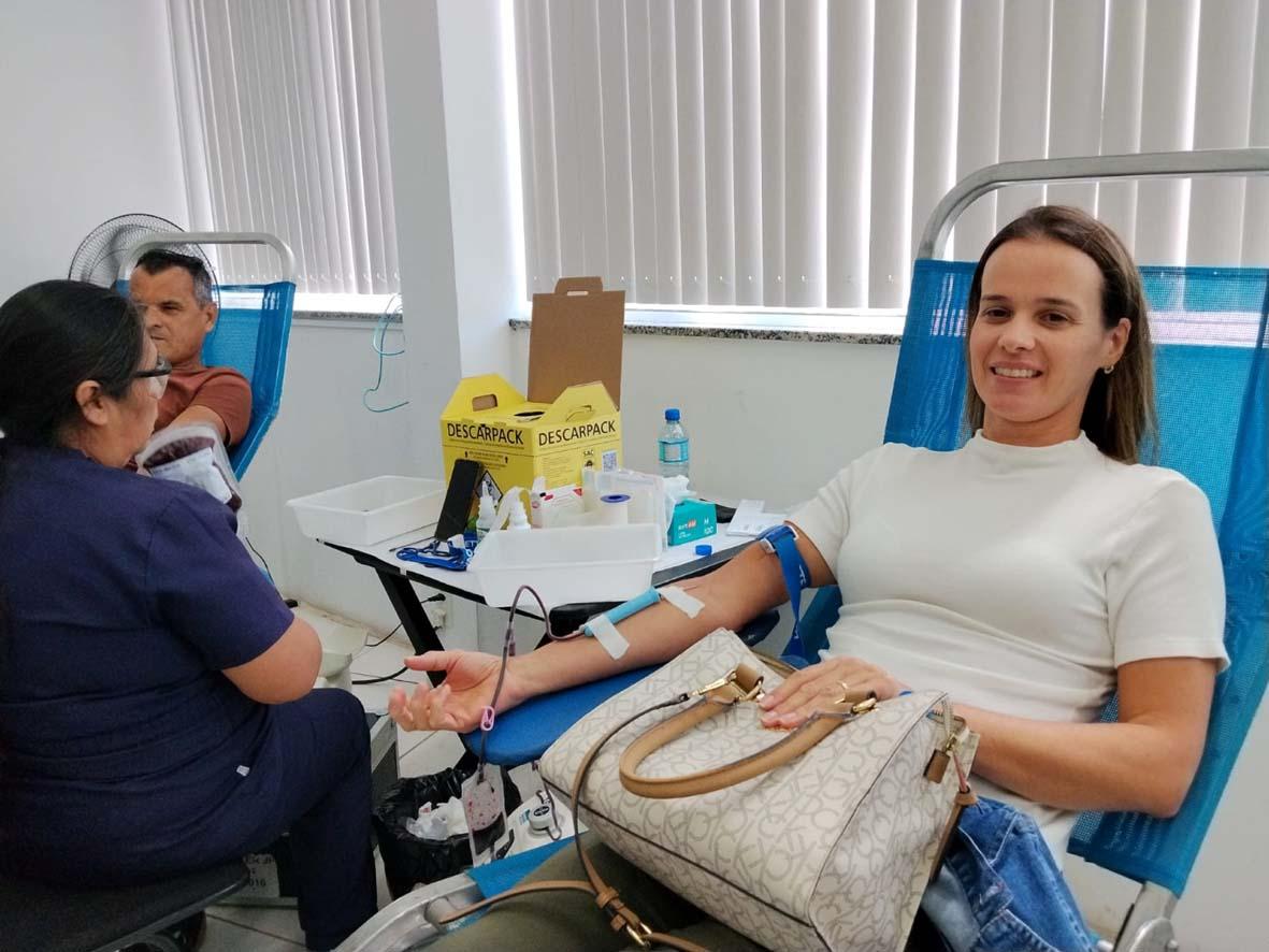 Doação de sangue: arrecadação foi de 105 bolsas válidas e 12 cadastrados para a Medula Óssea