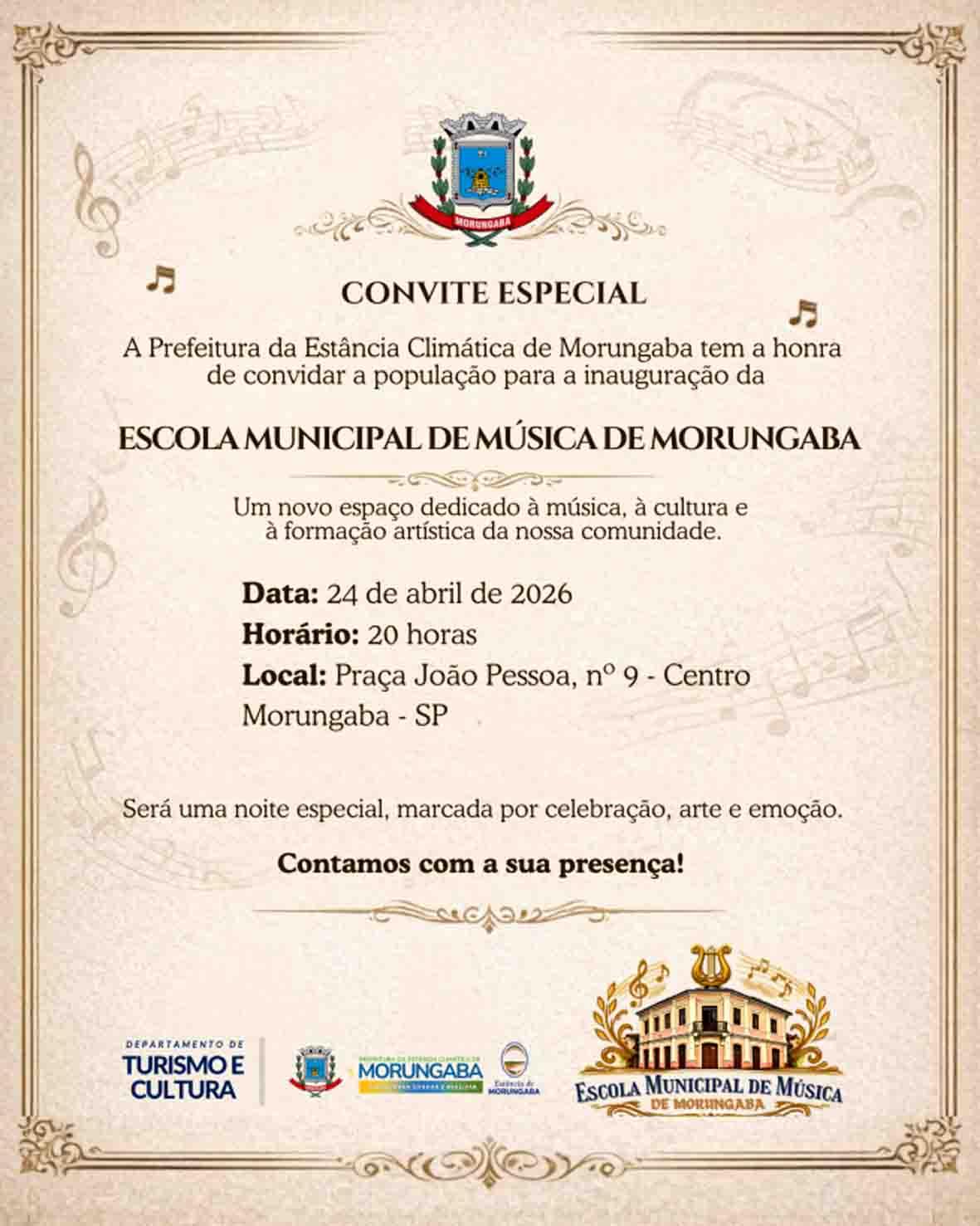 Morungaba inaugura Escola Municipal de Música
