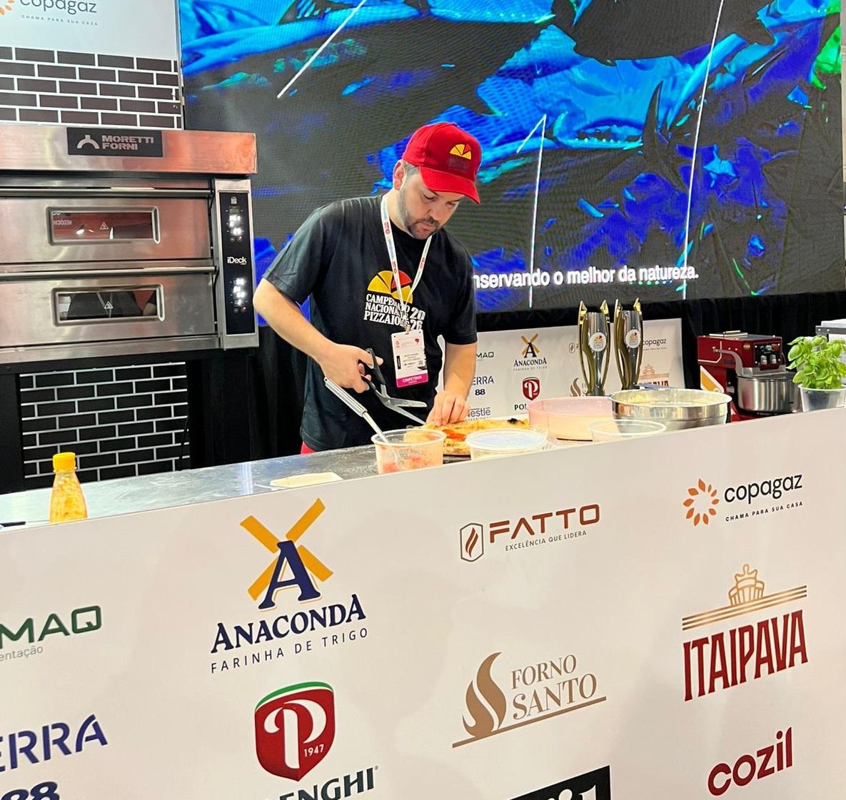 Pizza de caqui de Itatiba se destaca entre as melhores do país em campeonato de pizzaiolos