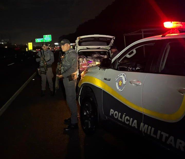 Polícia Rodoviária prende 3 por contrabando na Bandeirantes