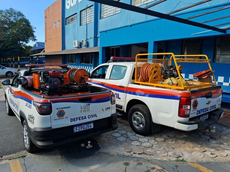 Valinhos reforça Defesa Civil com aquisição de drone e recebimento de nova motobomba