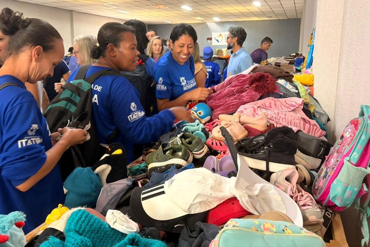 Bazar da Campanha do Agasalho 2026 já beneficia famílias atendidas pelos CRAS em Itatiba