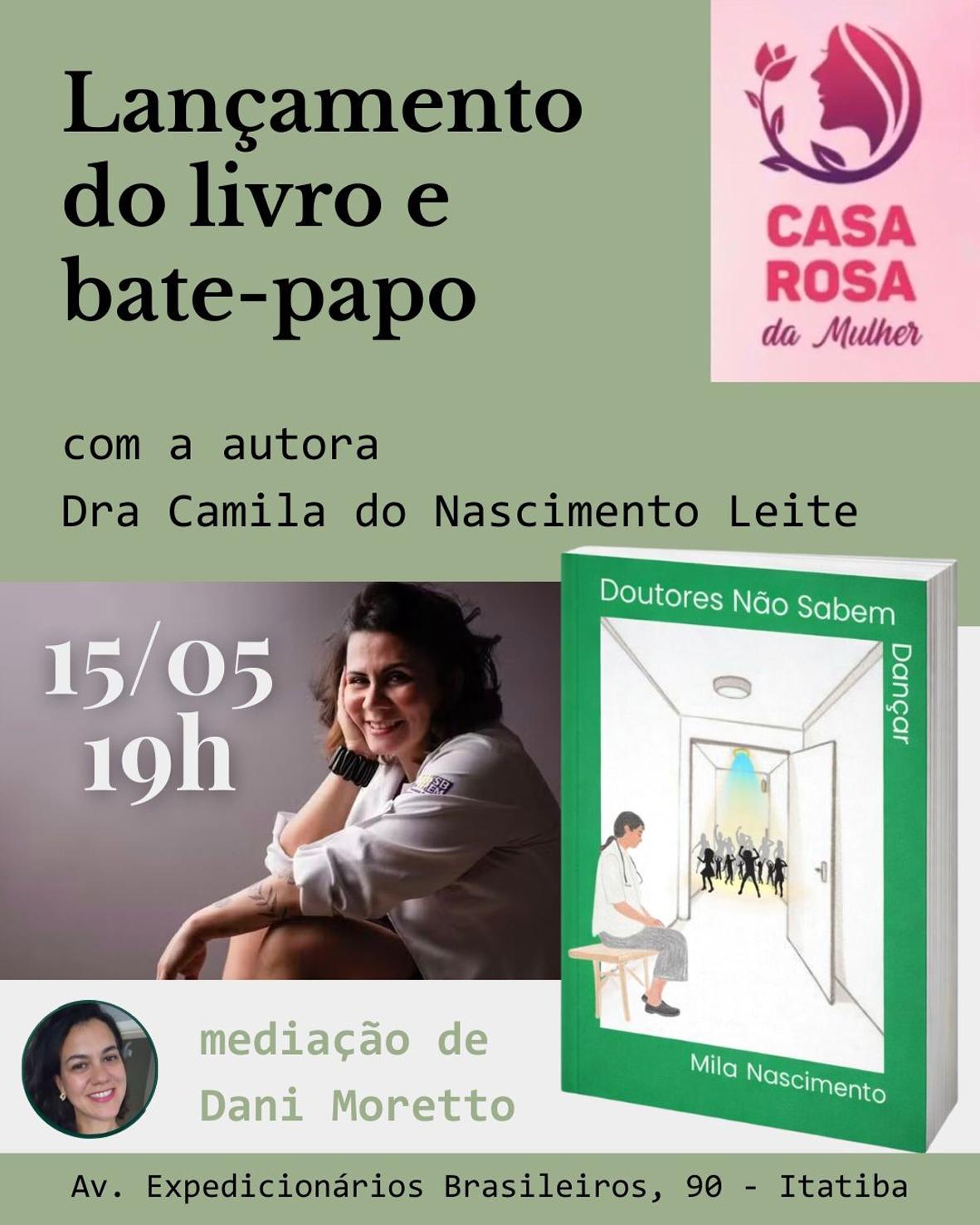 Casa Rosa da Mulher recebe lançamento literário e roda de conversa