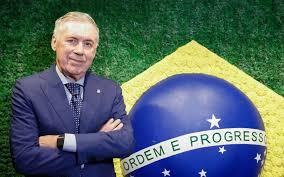 CBF anuncia ampliação de contrato com técnico Carlo Ancelotti 