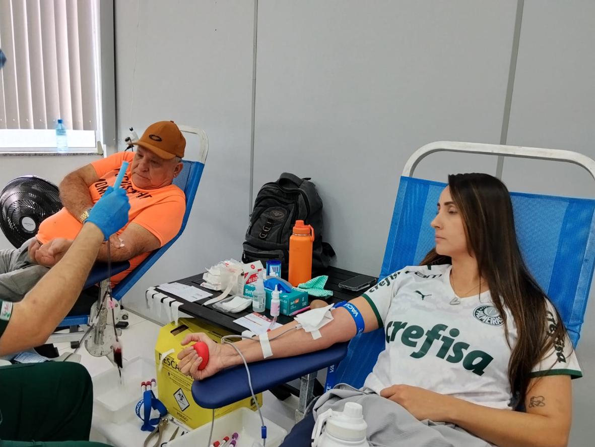 Doação de sangue: arrecadação foi de 105 bolsas válidas
