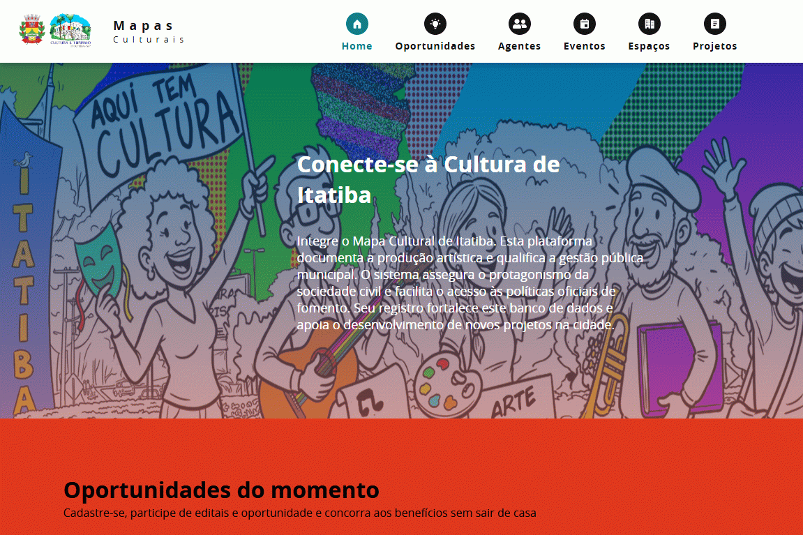 Mapa da Cultura de Itatiba reúne artistas, produtores e público em nova plataforma digital