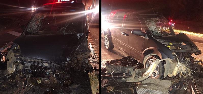 Acidente envolve três veículos na Luciano Consoline, em Itatiba