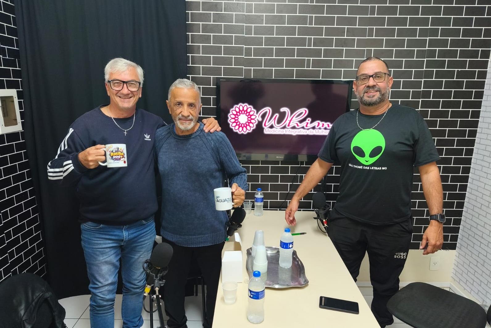 Batistinha e Julica relembram histórias do futebol no podcast Itatiba Pod+