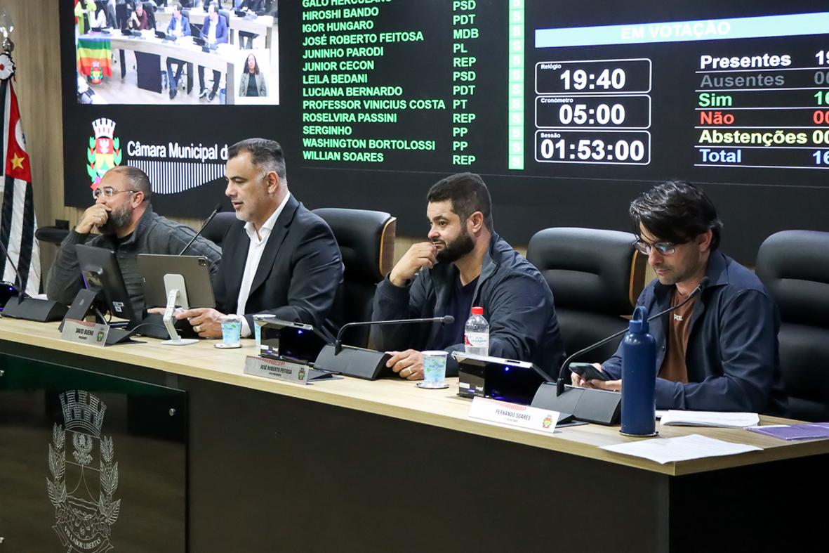Câmara de Itatiba vota cinco projetos na sessão desta quarta-feira