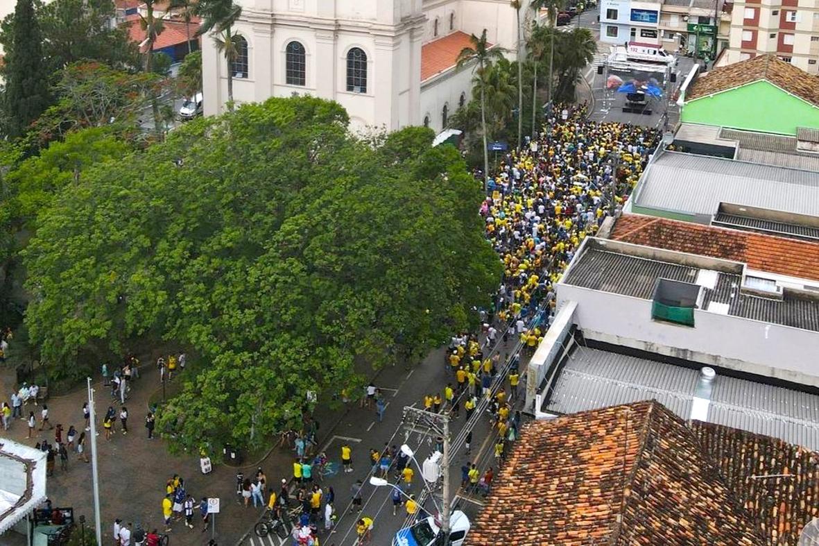 Itatiba terá telão gigante para torcer pelo Brasil