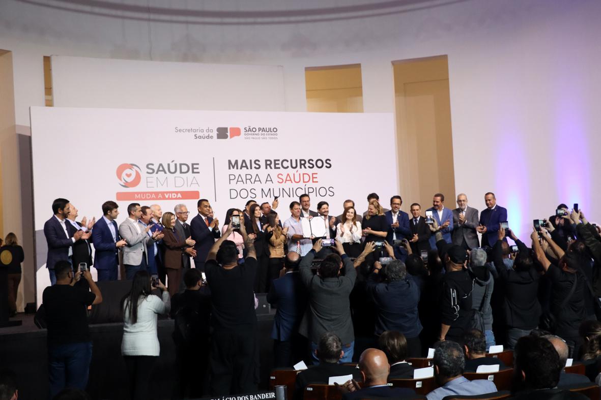 Morungaba acompanha anúncio de mais de R$ 800 milhões para reforçar a saúde nos municípios paulistas
