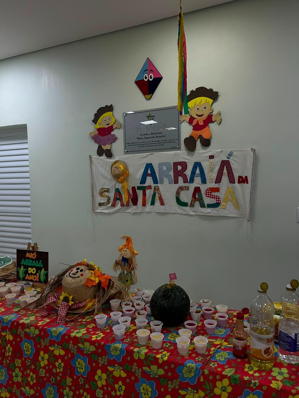 Cardápio julino leva sabor e clima de festa aos colaboradores da Santa Casa
