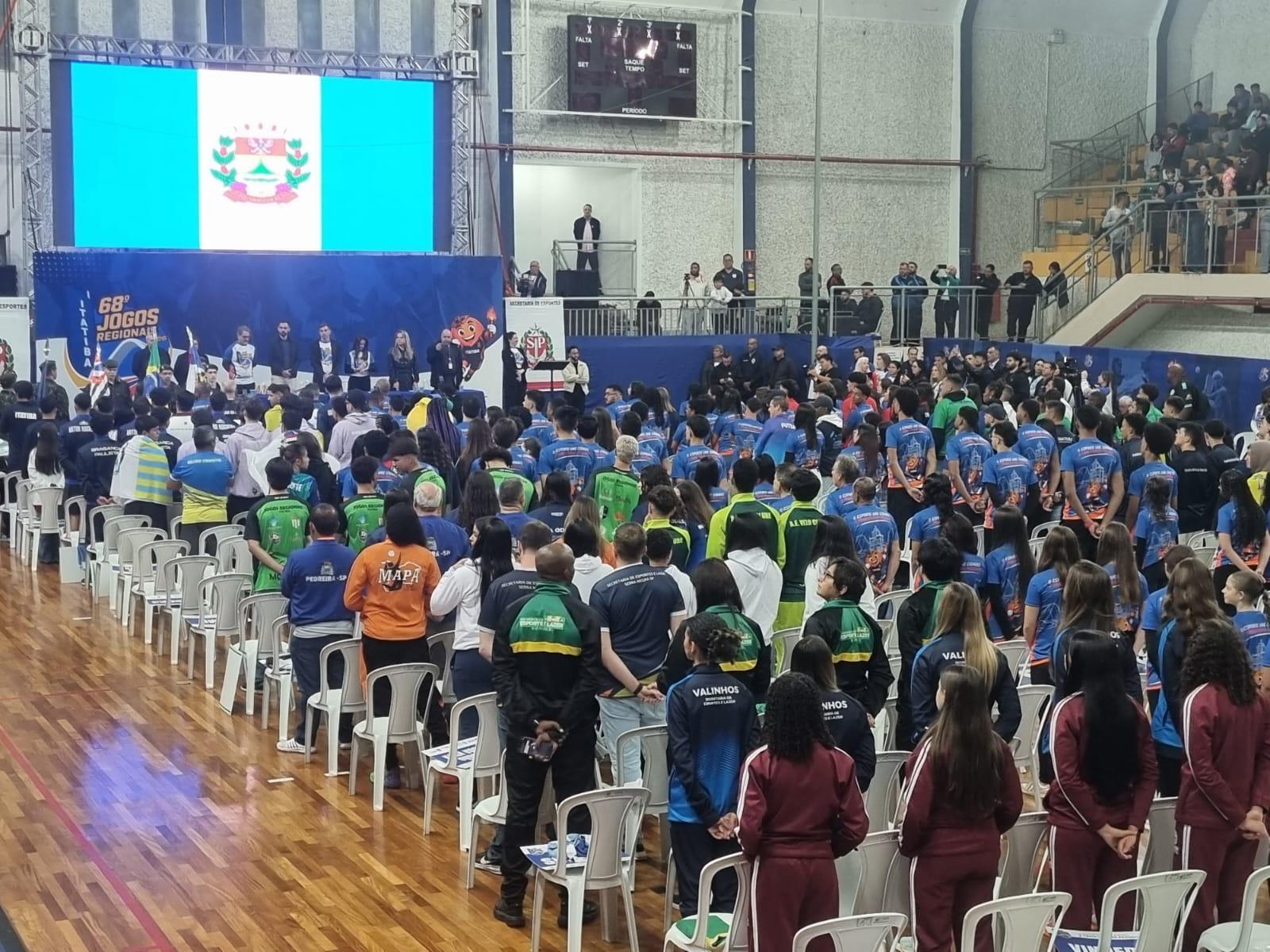 Grande público prestigia abertura dos Jogos Regionais e celebra retorno da competição a Itatiba