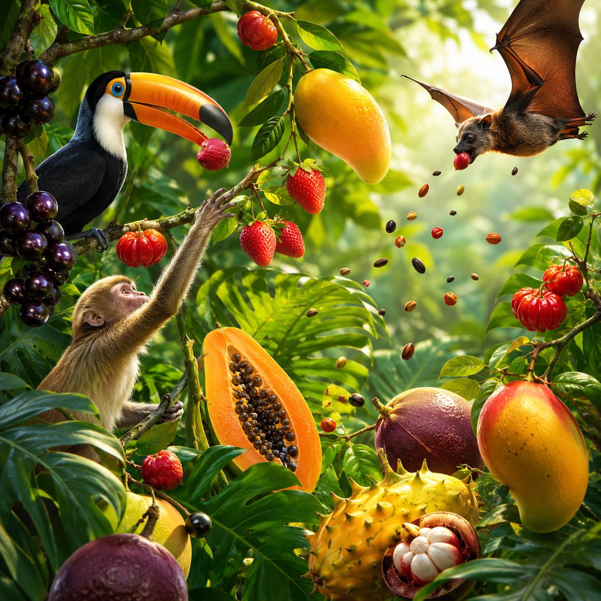 Você sabe por que as frutas são coloridas?