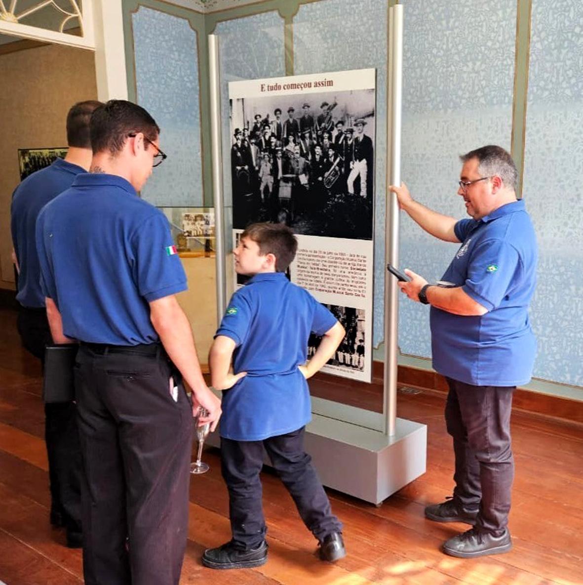 Exposição celebra 120 anos da Banda Santa Cecília e segue aberta à visitação