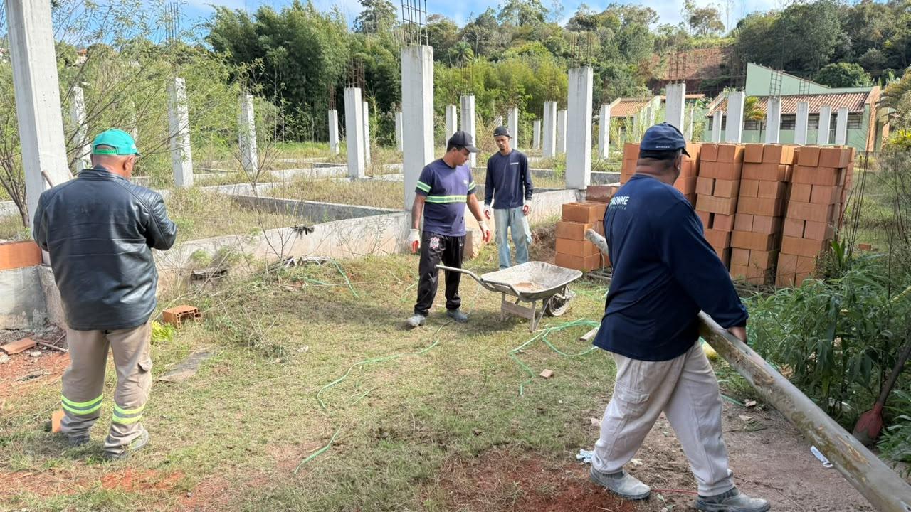 Morungaba retoma obras de creche no Parque das Estâncias com previsão de 150 vagas