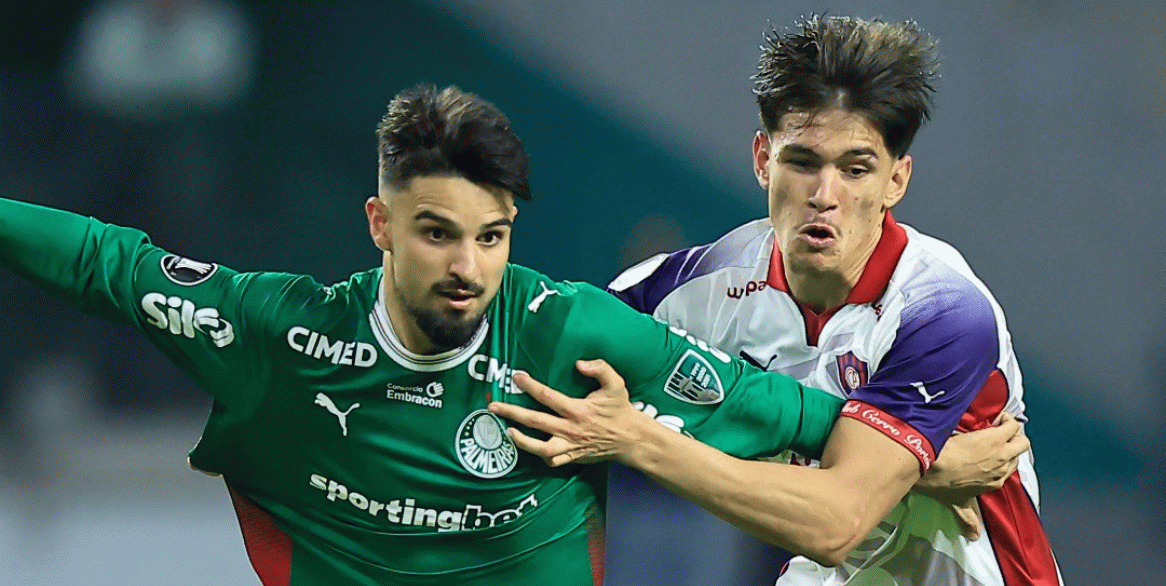 Palmeiras empata com Cerro Porteño-PAR no jogo de ida das oitavas de final
