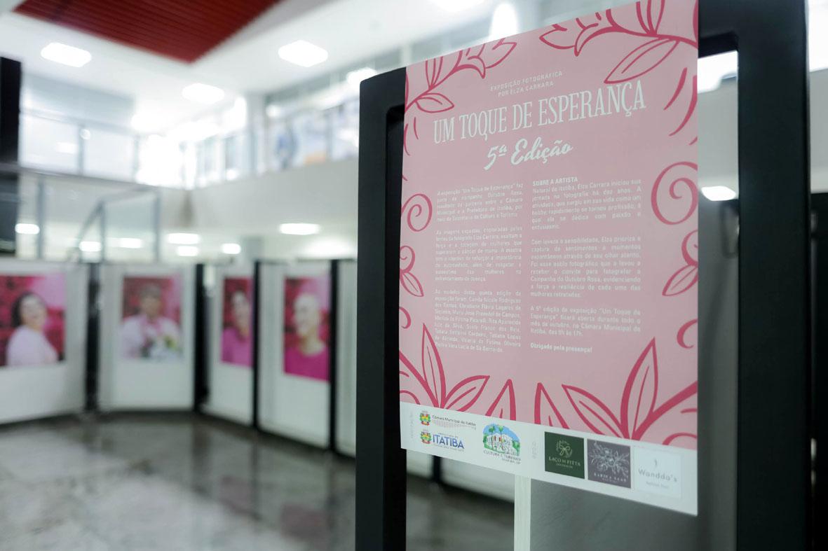 Outubro Rosa começa com inauguração, exposição e caminhada em Itatiba