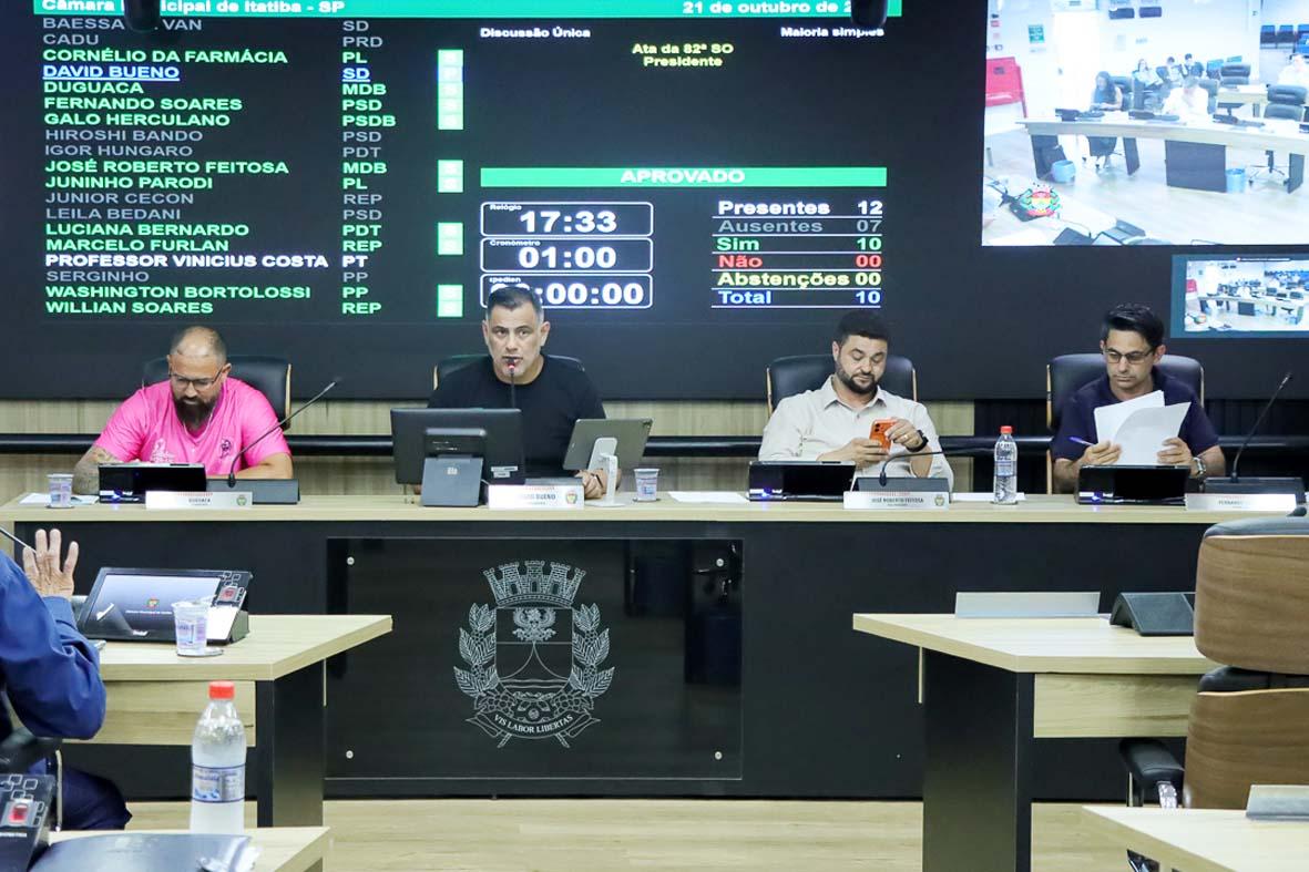 Câmara Municipal de Itatiba analisa dois projetos voltados à inclusão social nesta quarta-feira