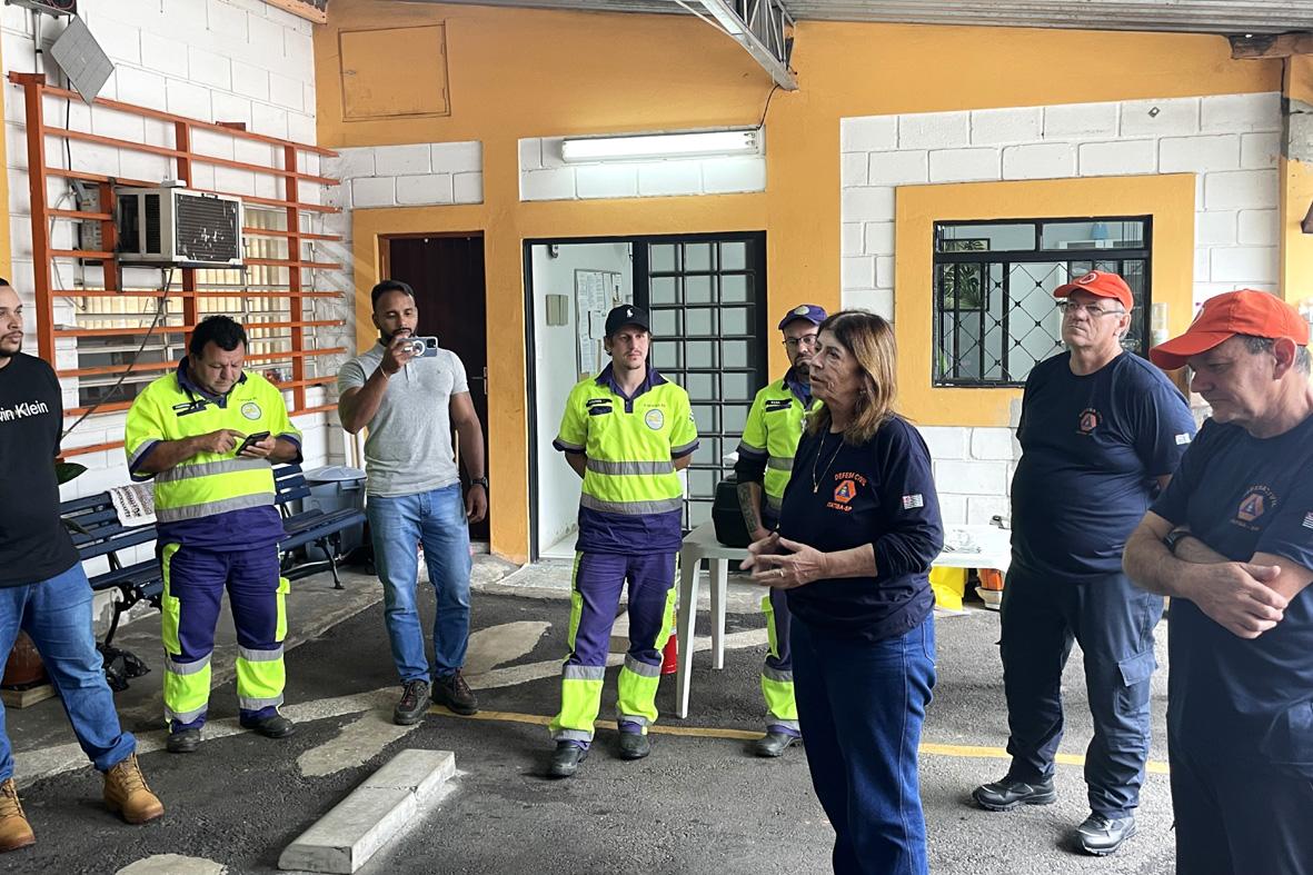 Defesa Civil de Itatiba capacita equipe do DER para atuação em incêndios florestais