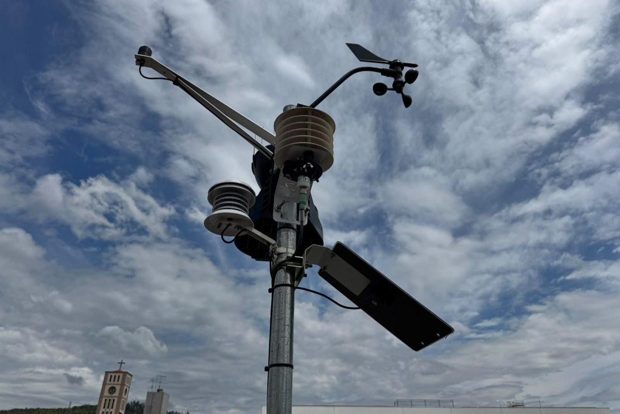 Estação meteorológica do Projeto RESFRIA aprimora monitoramento climático em Jundiaí