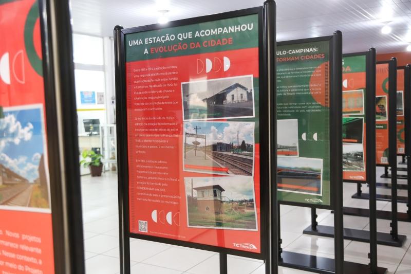 Exposição destaca história dos trilhos em Vinhedo