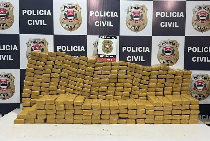 Irmãos são presos com mais de 350 kg de maconha na Rodovia dos Bandeirantes
