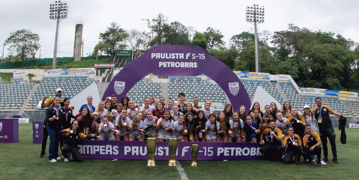 Itatibense é campeã paulista no Sub15 F com o São Paulo FC