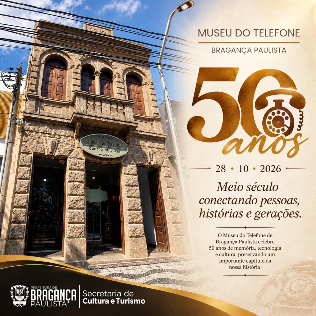 Museu do Telefone de Bragança Paulista celebra 50 anos preservando a história das telecomunicações no Brasil
