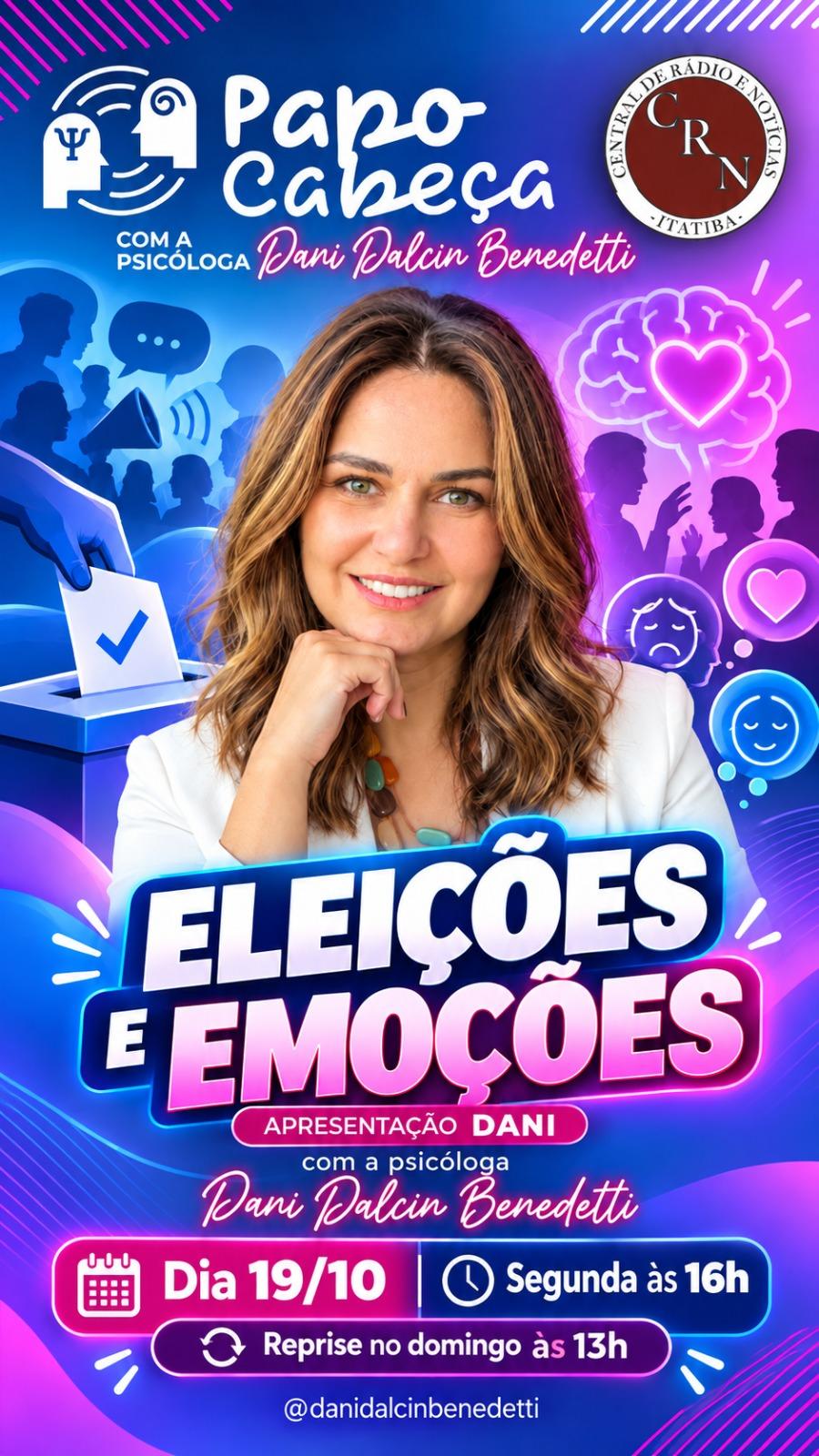 Papo Cabeça aborda saúde mental e os impactos emocionais das eleições